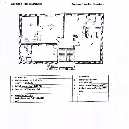 2-raum Mit Kochzeile Und Bad In Schonem Landhaus